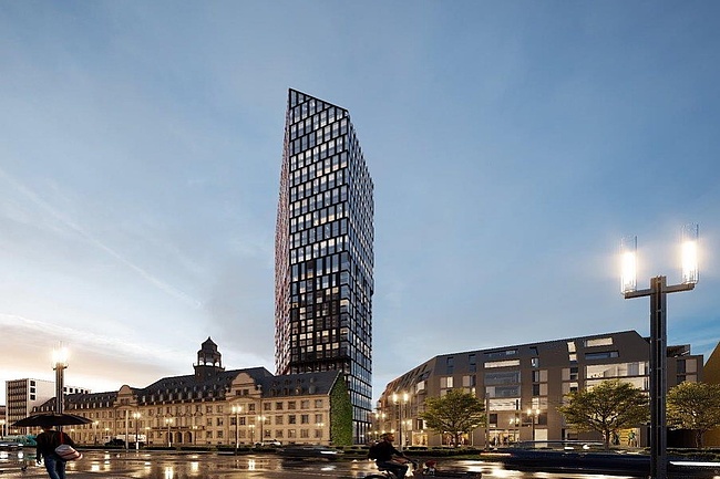 Das Präsidium wird gebaut