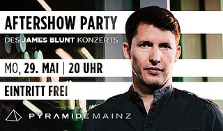 Aftershow party of the James Blunt concert