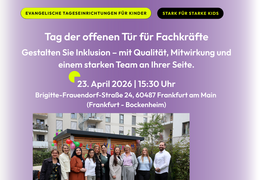 Tag der offenen Tür in unserer inklusiven Kita Gabriel Bockenheim