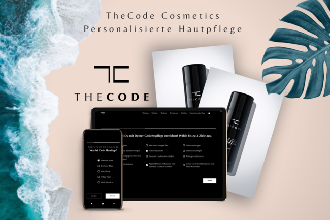 TheCode Cosmetics - personalized facial care