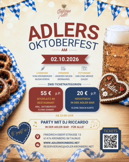 Adlers Oktoberfest 2026
