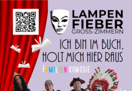 Theaterkomödie "Ich bin im Buch, holt mich hier raus"