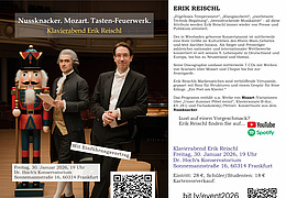 Nussknacker. Mozart. Tasten-Feuerwerk.