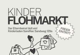 Kinderflohmarkt in der Kita Sandfee in Frankfurt