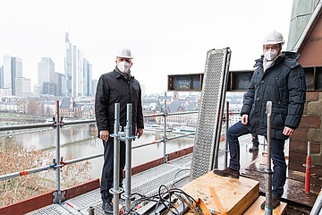 Start for the renovation of the tower of the Dreikönigskirche