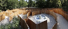 Irrgarten am Goetheturm wieder begehbar