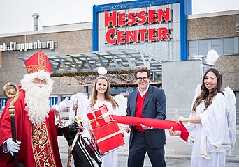 Opening of the new parking garage at the Hessen-Center Frankfurt by 'St. Nicholas'