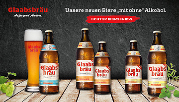 Glaabsbräu bringt neue alkoholfreie Biere auf den Markt