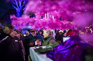 Rosa Weihnachtsmarkt