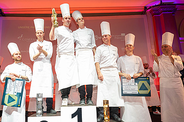 Marvin Böhm wins the final of the Bocuse d'Or Germany 2023 in Frankfurt