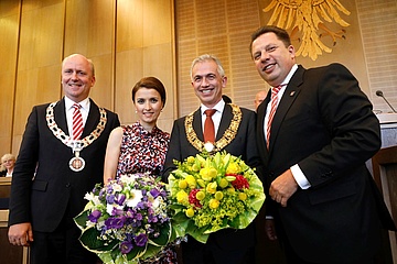 Lord Mayor Peter Feldmann starts second term