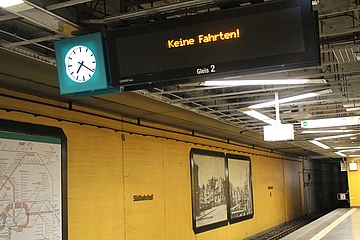 Warnstreik am Samstag: U-Bahnen und Straßenbahnen stehen voraussichtlich still