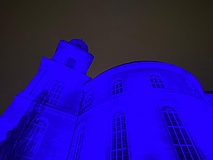 Illumination der Paulskirche zum Internationalen Tag der Menschenrechte