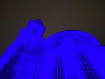 Illumination der Paulskirche zum Internationalen Tag der Menschenrechte