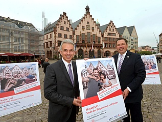 'Faces of Frankfurt promote the 2017 Römer open days