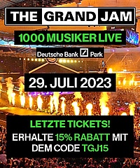 The Grand Jam im Deutsche Bank Park - Frankfurt-Tipp Leser erhalten 15 % Rabatt auf die Tickets