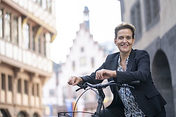 Maja Wolff kandidiert als Oberbürgermeisterin der Stadt Frankfurt am Main