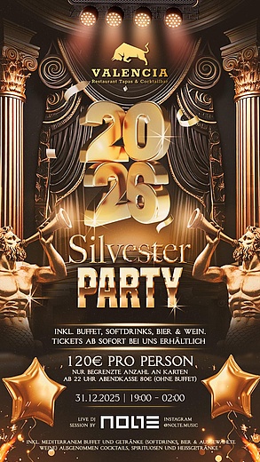 Silvesterparty im Valencia Tapas/Cocktailbar