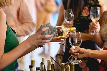 99 wine stands at the Rheingau Wine Week in Wiesbaden
