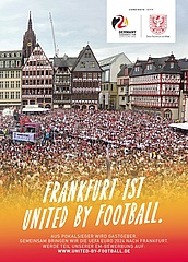 Werbekampagne der Stadt Frankfurt am Main für die UEFA EURO 2024 gestartet
