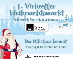 Frankfurt-Tipp presents supporting program for the 1st Virtual Christmas Market Frankfurt &amp; Rhein-Main
