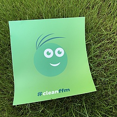 With humor for more cleanliness: #cleanffm and Palmengarten start cooperation