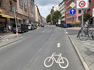 Bicycle-friendly redesign: Oeder Weg completely closed