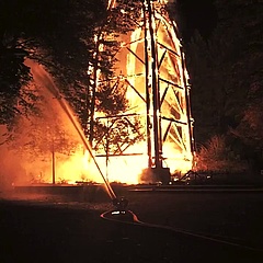 Sad news: Goetheturm has burned down