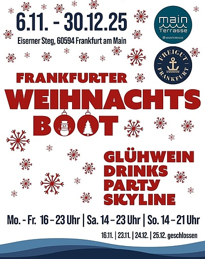 Frankfurter Weihnachtsboot