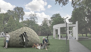 Kunstvoll übernachten: tinyBE bringt bewohnbare Skulpturen nach Frankfurt