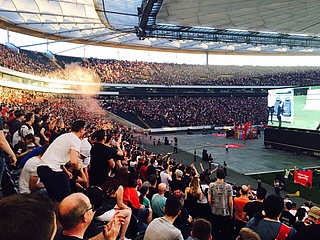 Public Viewing zum DFB Pokal Finale Entracht Frankfurt - FC Bayern München