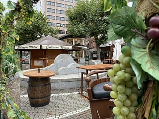 Erneut Weingarten statt Weinmarkt: Der Rheingau ist auch 2021 zu Gast in der Freßgass‘