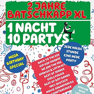 2 Jahre Batschkapp XL - 1 Nacht, 10 Partys