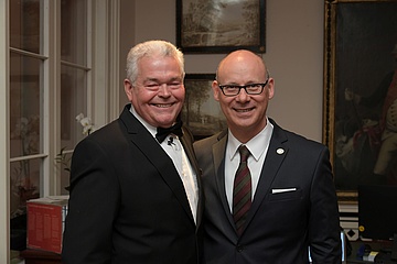 Philippe Fort, Maître d'Hôtel at the Grandhotel Hessischer Hof, says goodbye to retirement