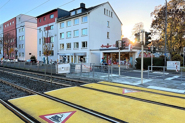 New crossing on Eschersheimer Landstraße at Sinaipark was released