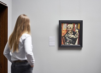 Bedeutende Erwerbung im Städel Museum: Max Beckmanns Selbstbildnis mit Sektglas