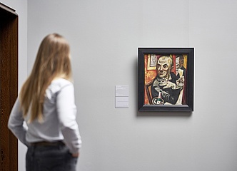 Important acquisition at the Städel Museum: Max Beckmann's Self-Portrait with Champagne Glass