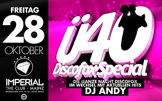 Ü40 Party mit DJ Andy