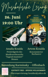 Musikalische Lesung "Meine kasachische Hochzeit" von Artem Kouida