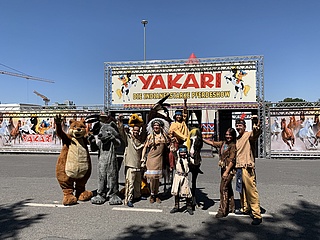 Yakari and Little Thunder - horse show as guest in Frankfurt