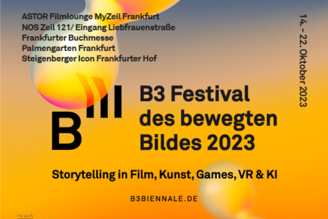 B3 Festival of the Moving Image: The program highlights are fixed