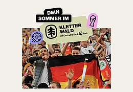 WM Public Viewing im Kletterwald im Deutsche Bank Park