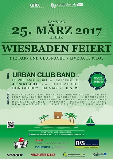 Wiesbaden feiert: Die Bar- und Clubnacht