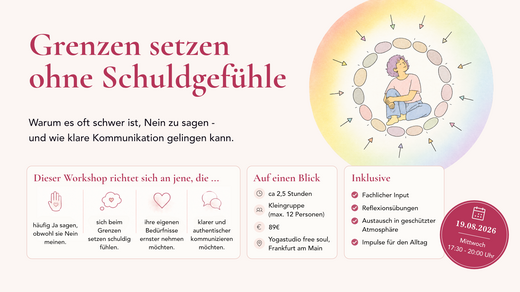 Grenzen setzen ohne Schuldgefühle – Sommerworkshop in Frankfurt