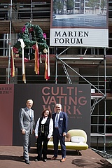 Topping-out ceremony for Marienforum