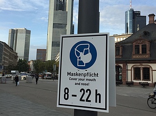 No more mandatory masks in Frankfurt city centre