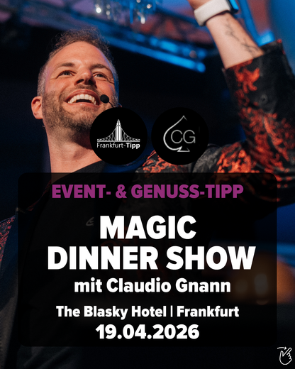 MAGIC DINNER mit Zauberkünstler Claudio Gnann