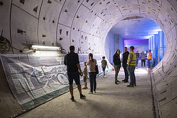 Tag der Schiene: Frankfurt lädt ins U-Bahn-Tunnelprojekt