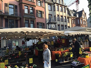 Bornheim weekly market moves to the fairground