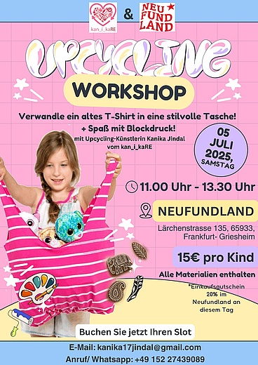 Upcycling Workshop für Kinder